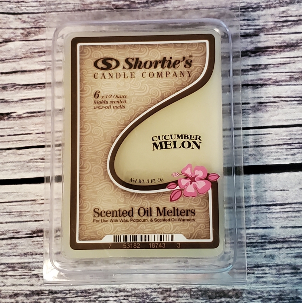 NEW Shortie's Candle Company Cucumber Melon Melts